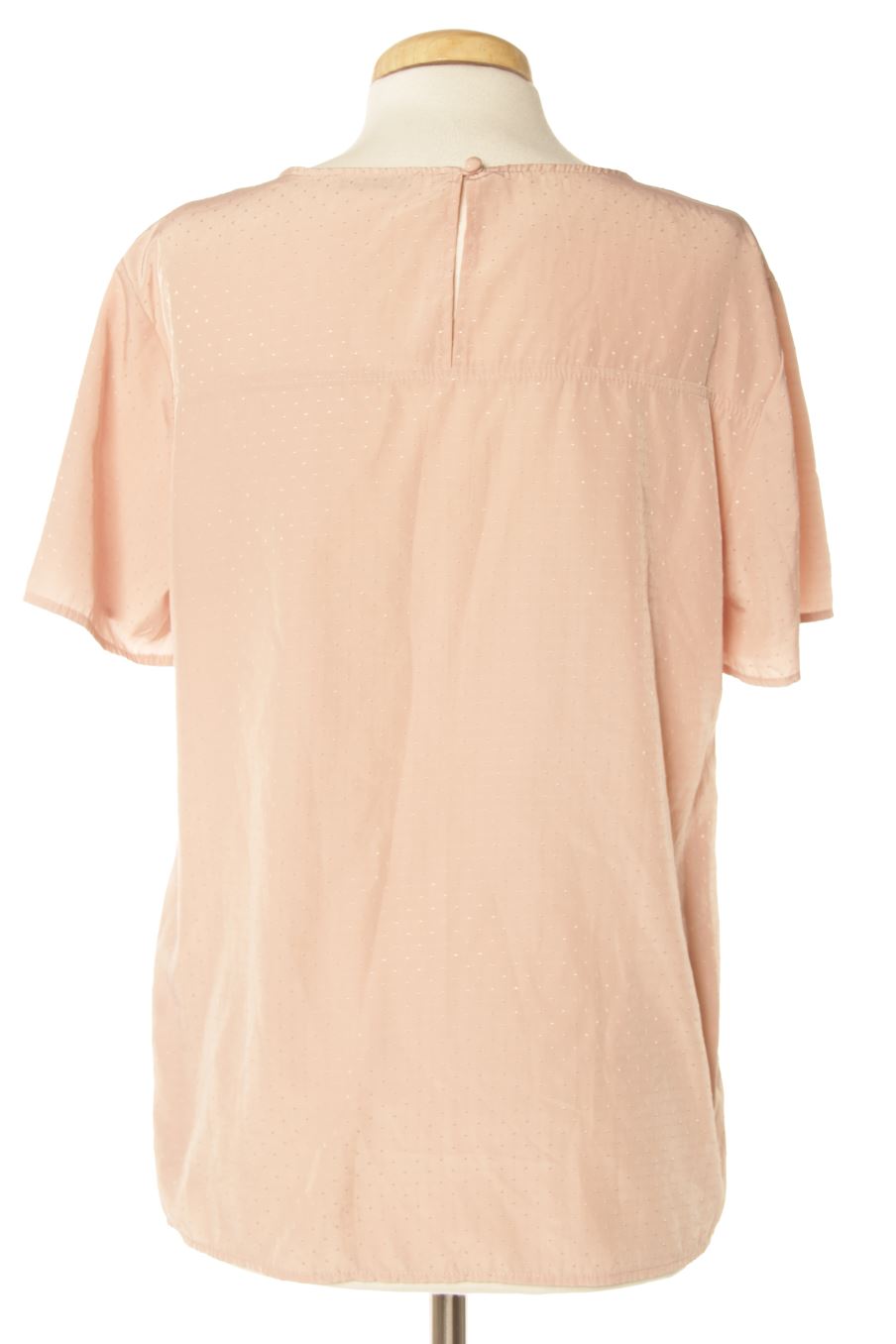 Blouse à manches courtes Pieces de la taille M, de couleur beige