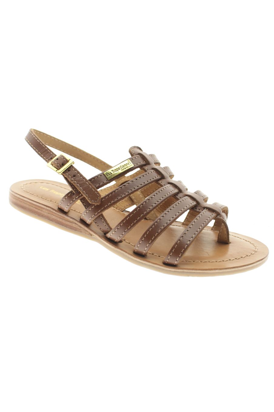 Sandalias planas de Les Tropeziennes de la talla 36, de color marrón de