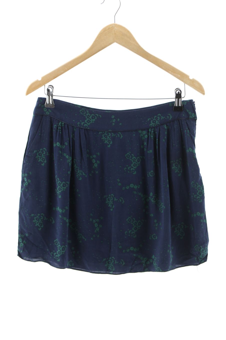 Jupe Naf Naf de la taille 38, de couleur bleu marine