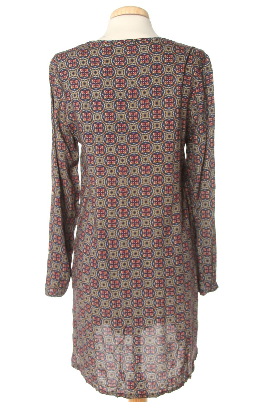 Robe casual Mulaya de la taille S, de couleur imprimés