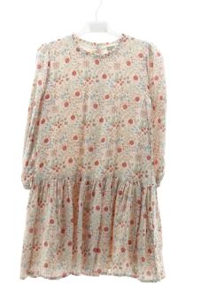 Aufwändiges Kleid 134 Coconut