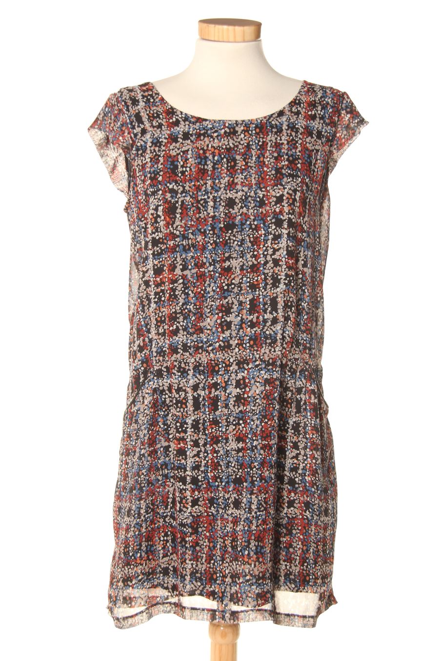 Vestido casual de Strass de la talla S, de color estampado