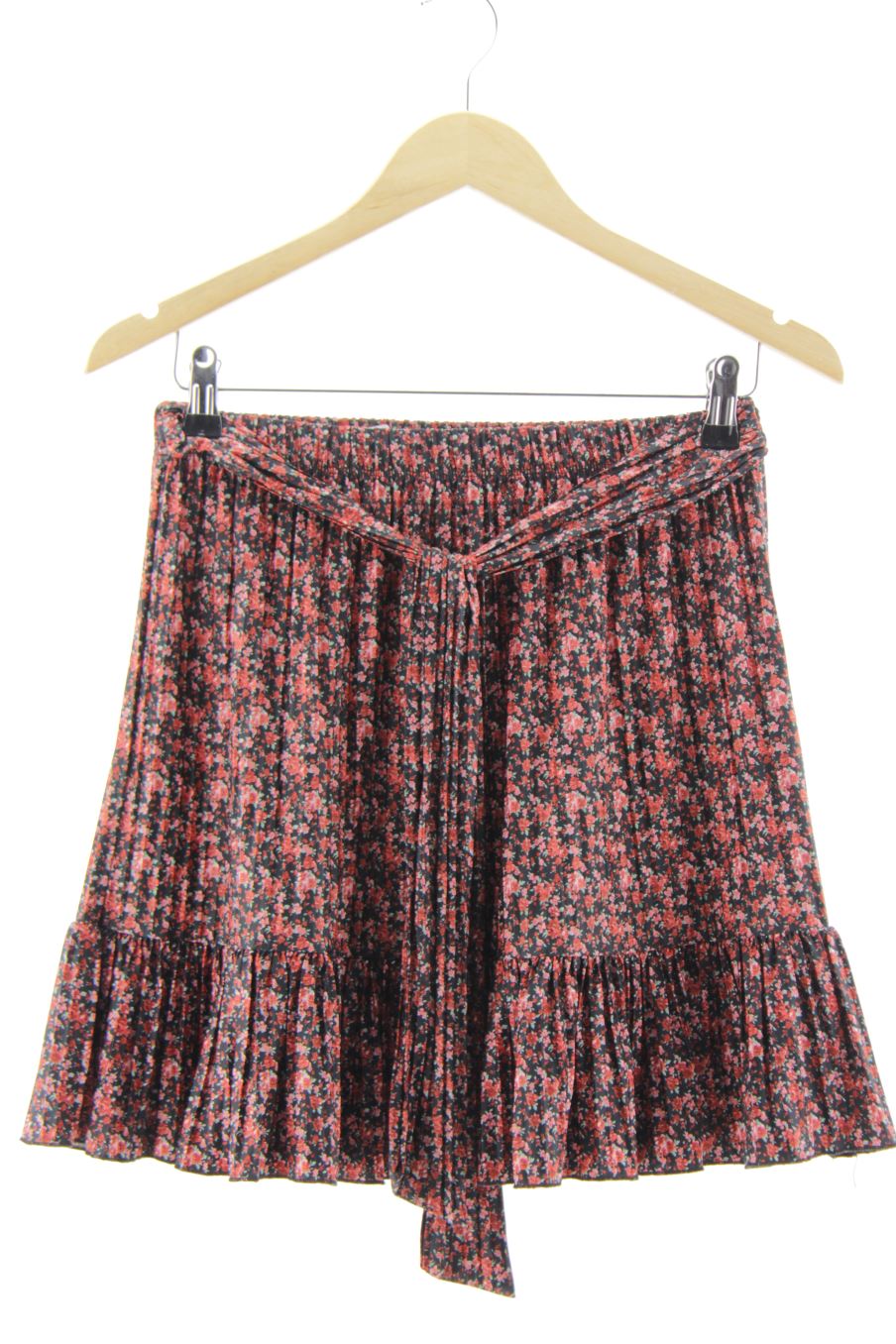 Falda de Zara de la talla S, de color flores
