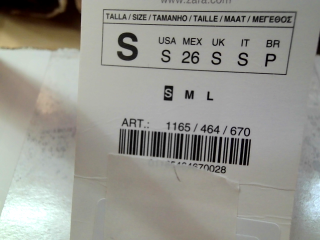 Pantalon Zara de la taille S, de couleur marron