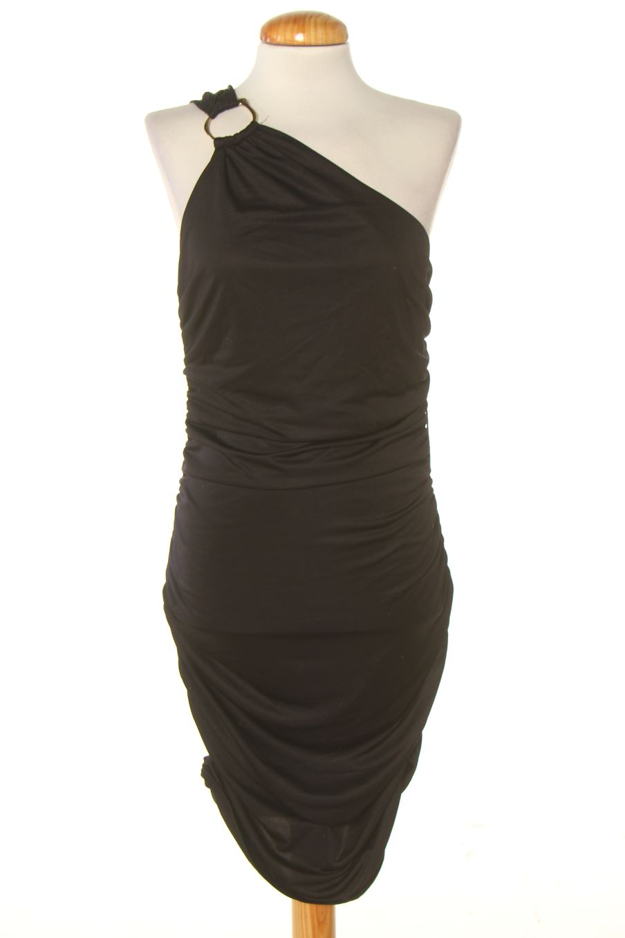 Vestido elegante de Mango de la talla L, de color negro