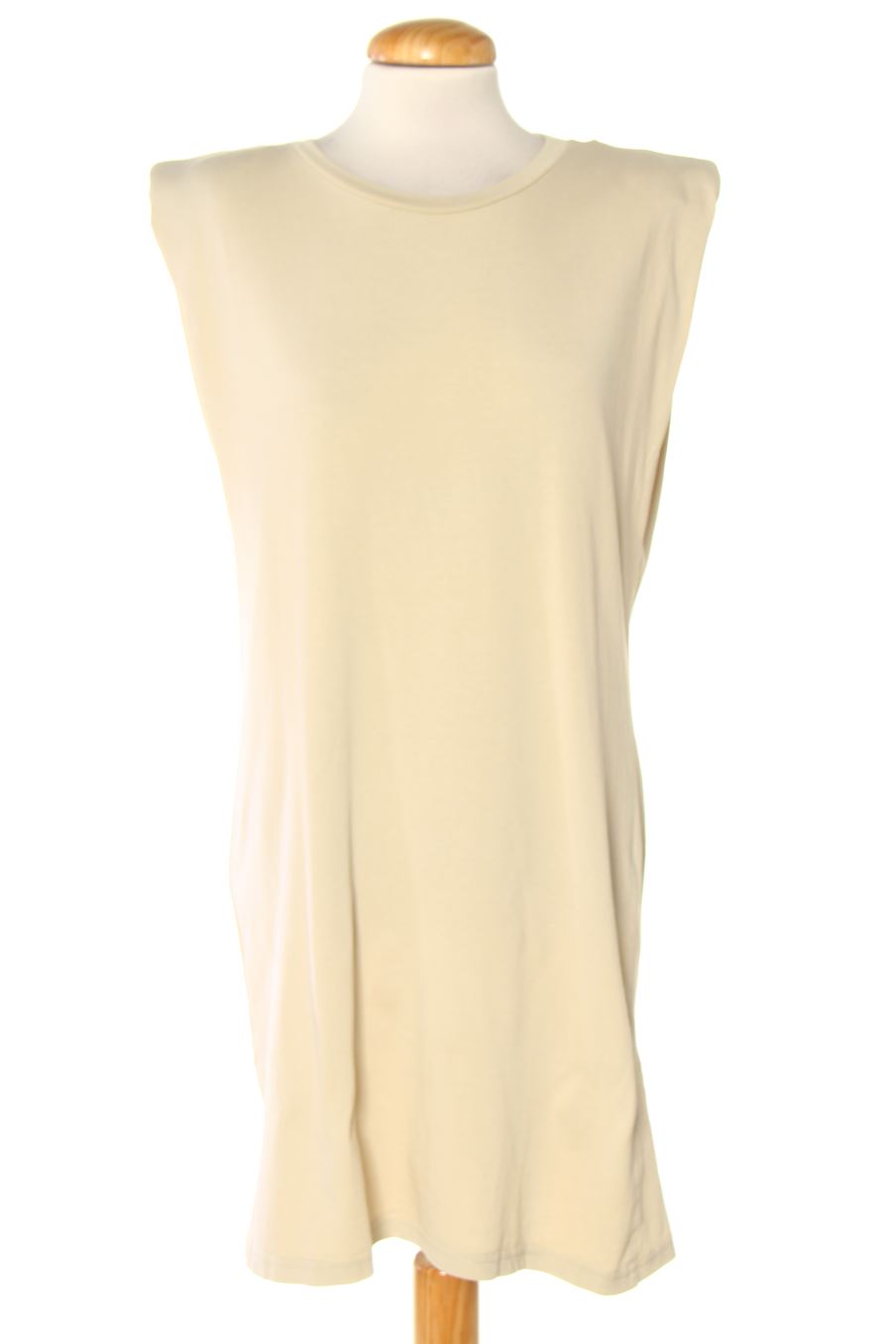 Robe casual Zara de la taille S, de couleur beige