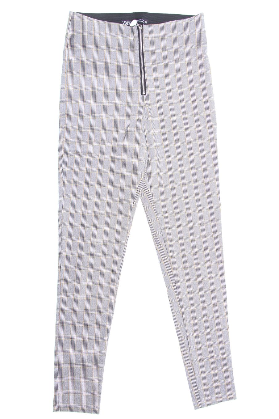 Pantalones de Zara de la talla XS, de color cuadros
