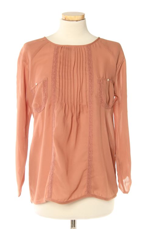 Blusa a maniche lunghe