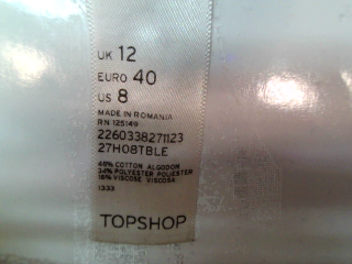 Jupe Topshop de la taille 40, de couleur bleu