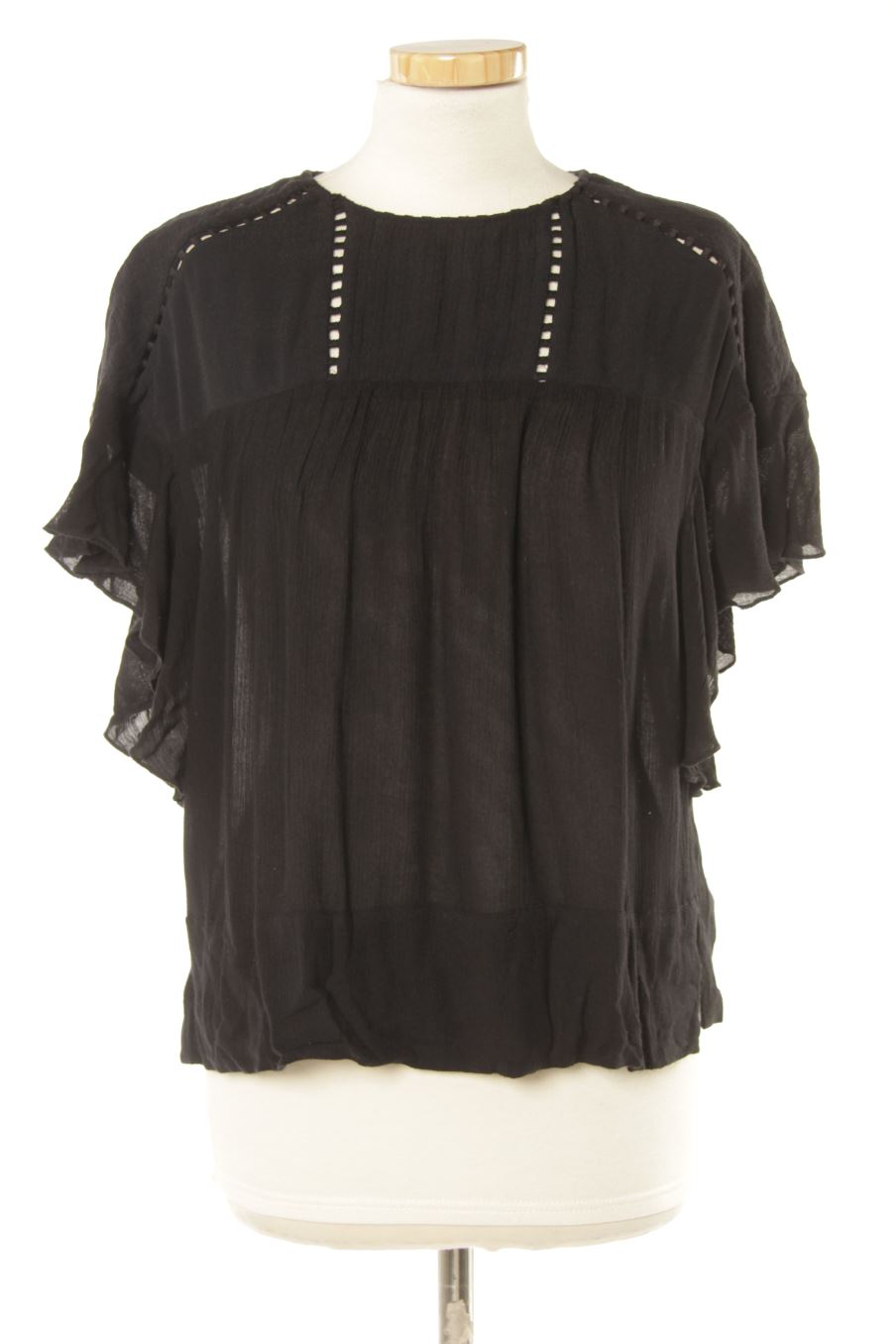 Blouse à manches courtes BIMBA Y LOLA de la taille S, de couleur noir