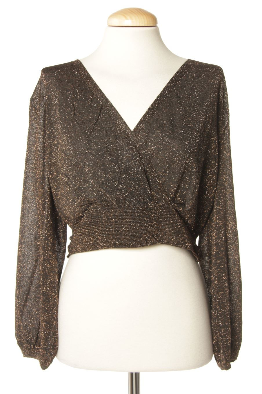 Blusa de manga larga de Mango de la talla M, de color estampado