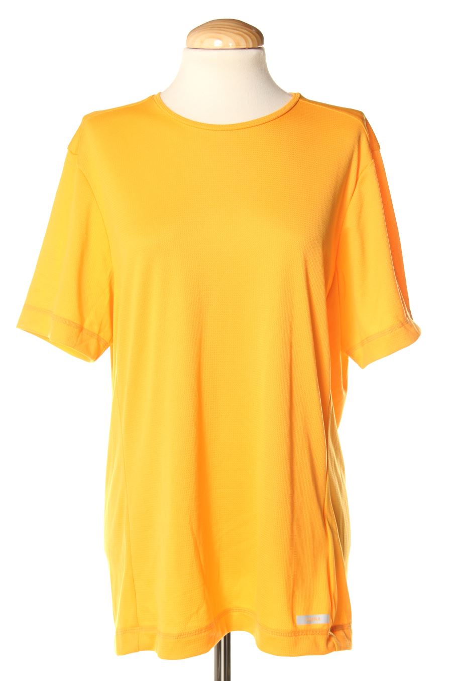 Top deportivo de Decathlon de la talla L, de color naranja
