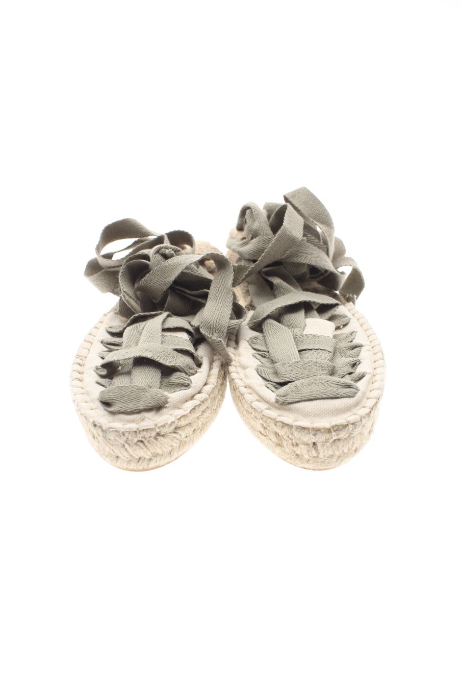 Sandalias planas de Pull & Bear de la talla 37, de color beige de
