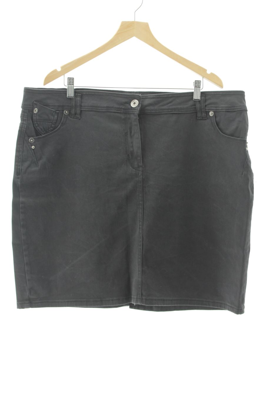 Jupe Stradivarius de la taille 56, de couleur noir de denim