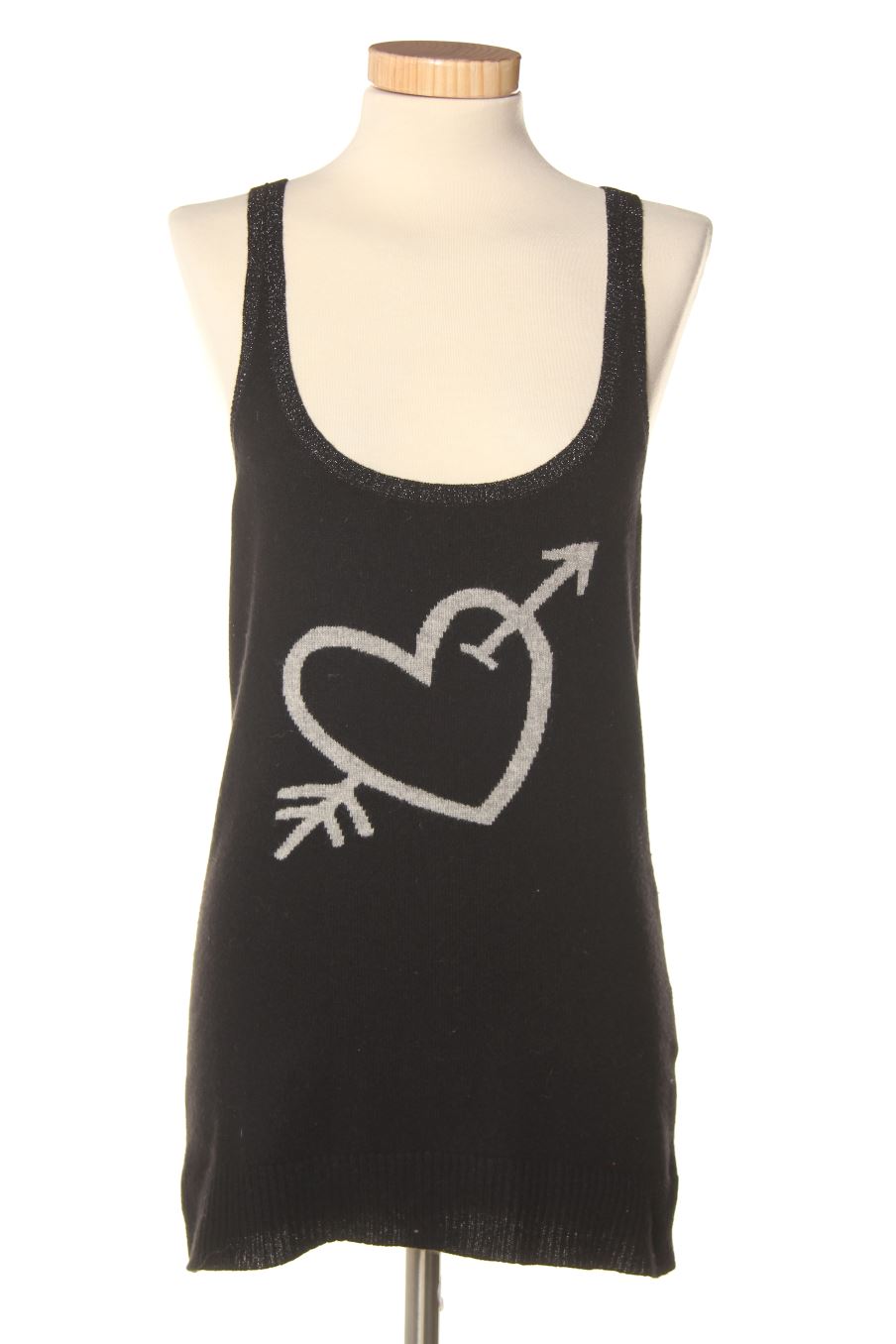 Top de Berenice de la talla M, de color negro