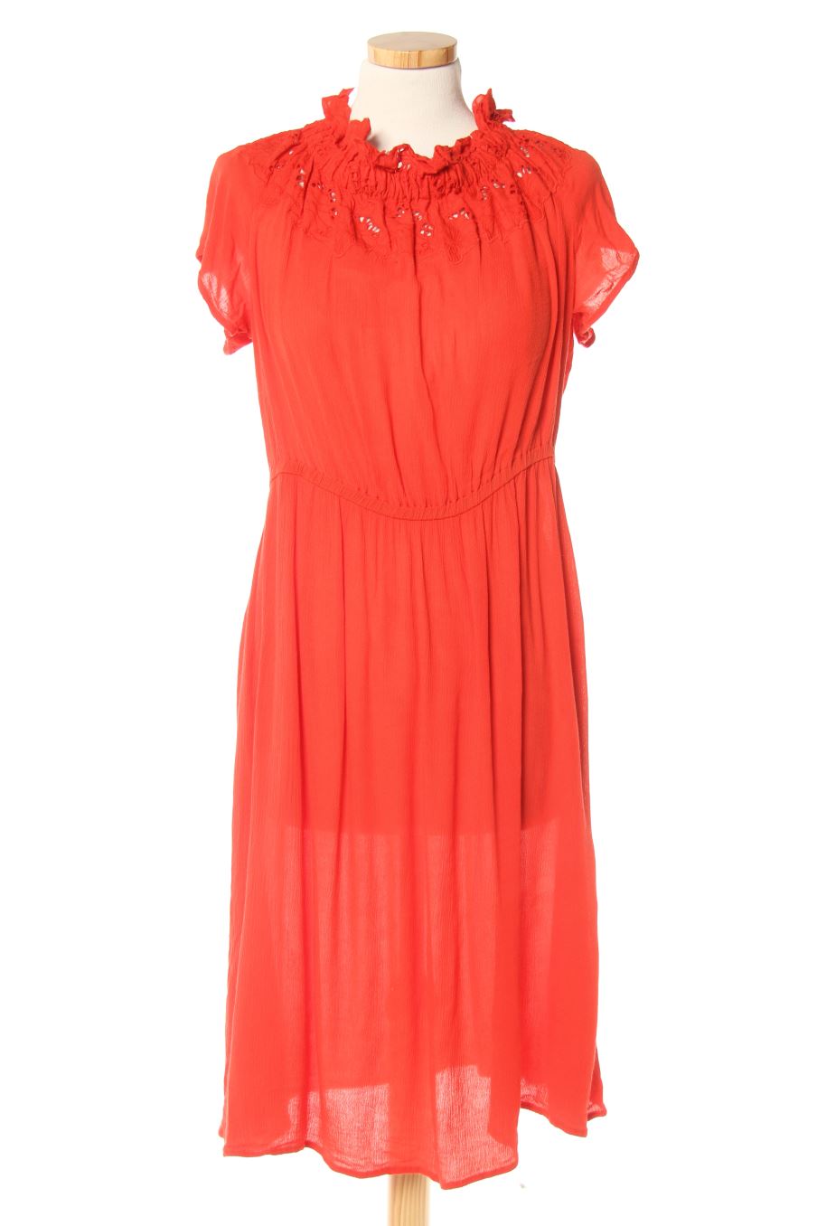 Vestido casual de H&M de la talla 42, de color rojo