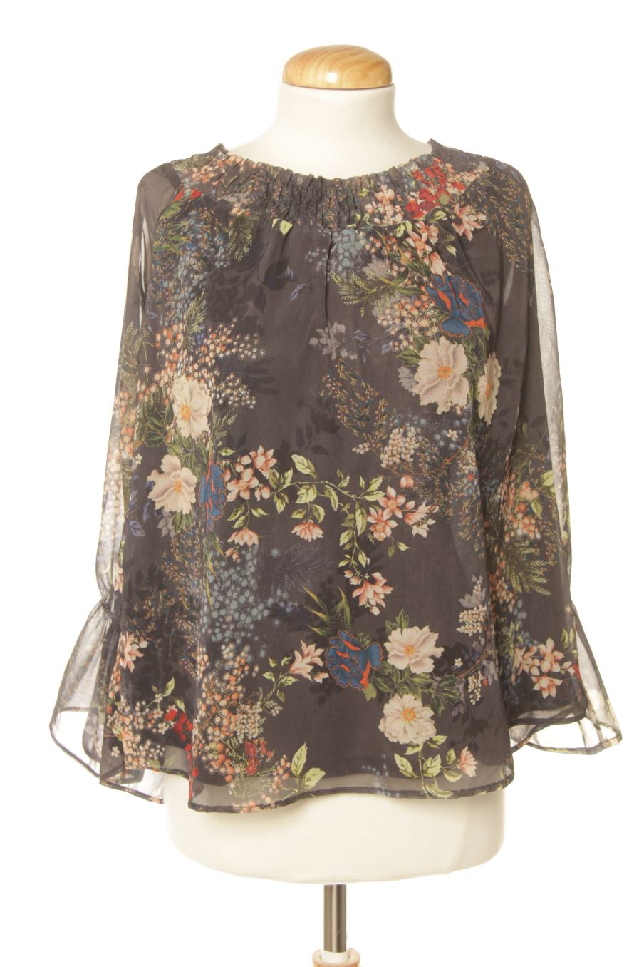 Blusa de manga larga de Springfield de la talla 36, de color flores