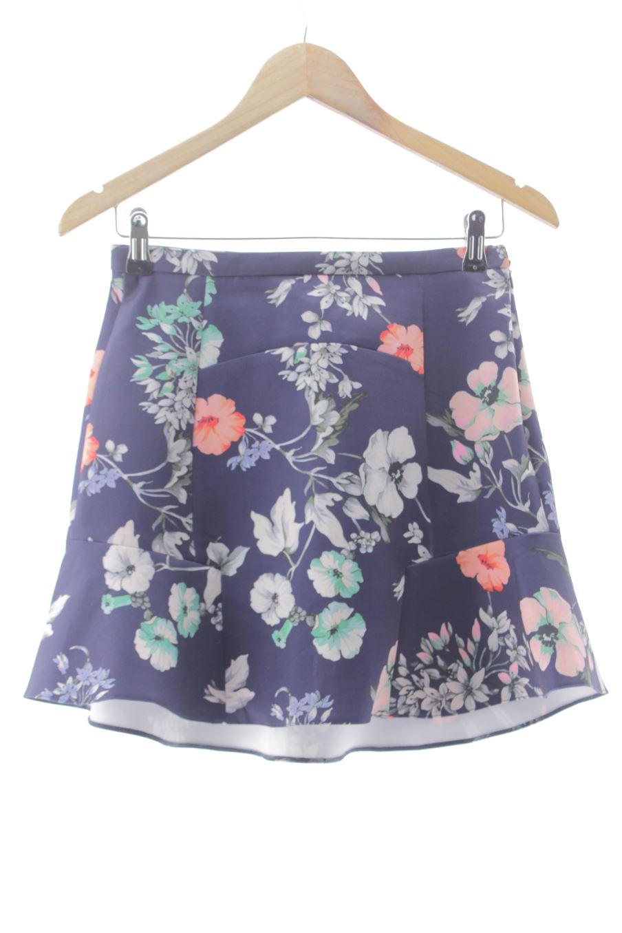 Falda de Zara de la talla S, de color flores