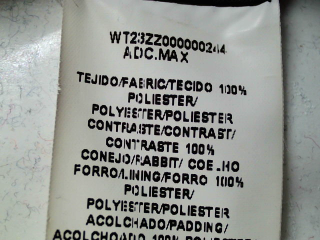 Gilet imbottito de Trucco de la talla 44, de color nero