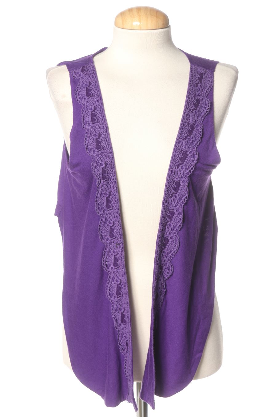 Gilet di stoffa de Oxmo de la talla L, de color viola
