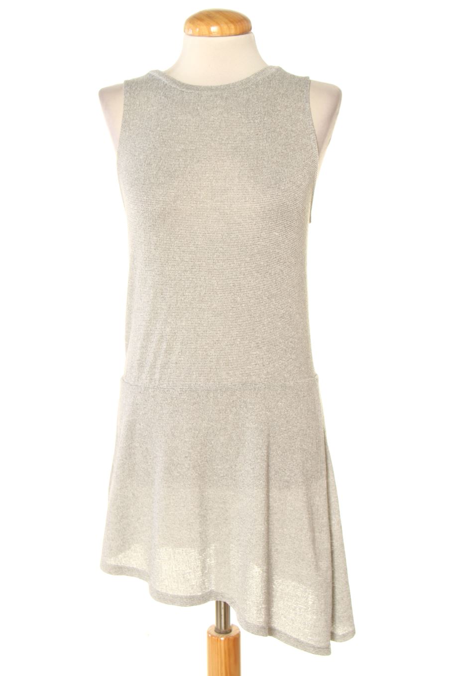 Vestido casual de Zara de la talla S, de color gris