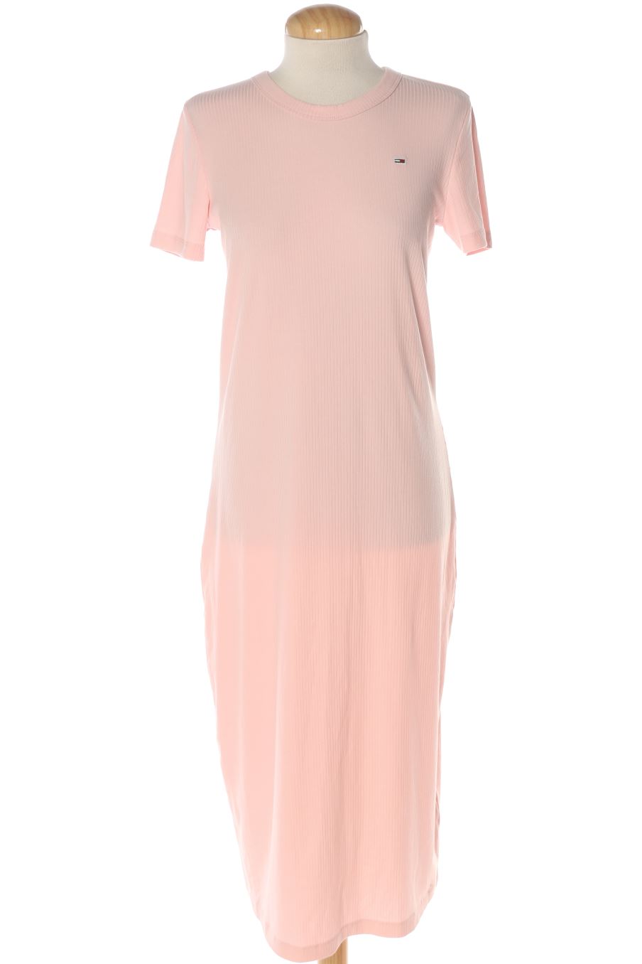 Einfaches Kleid von Tommy Jeans Größe S, Farbe Rosa, für