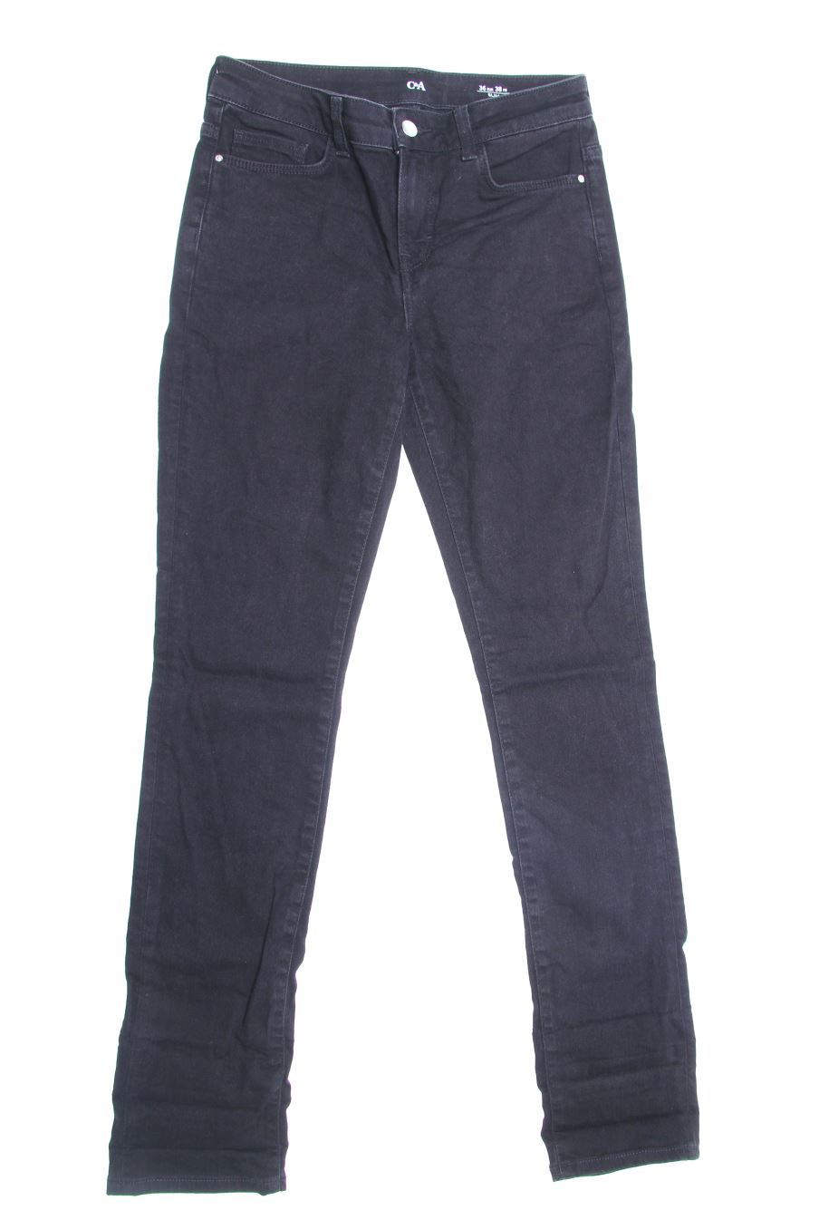 Jeans C&A de la taille 36, de couleur noir de denim