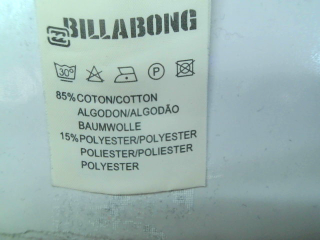 Pantalones cortos de deporte de Billabong de la talla M, de color blanco