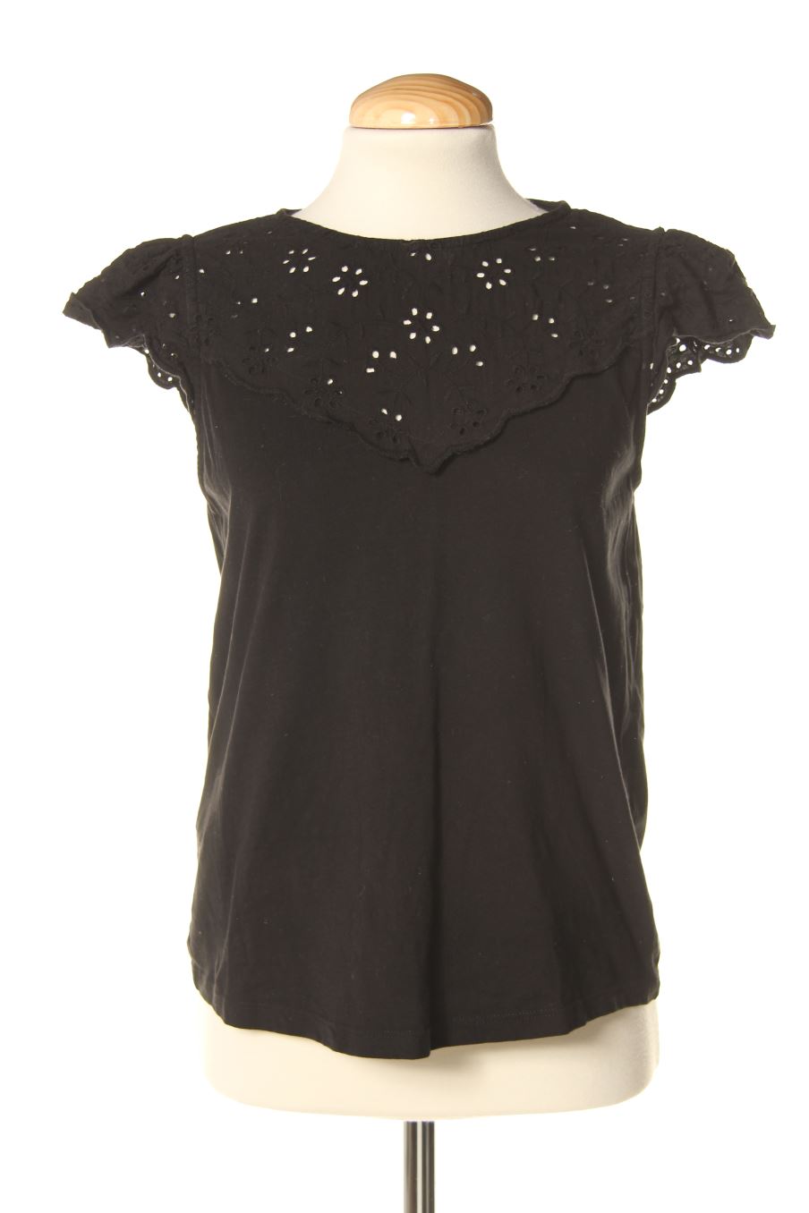 Camiseta de Mango de la talla M, de color negro