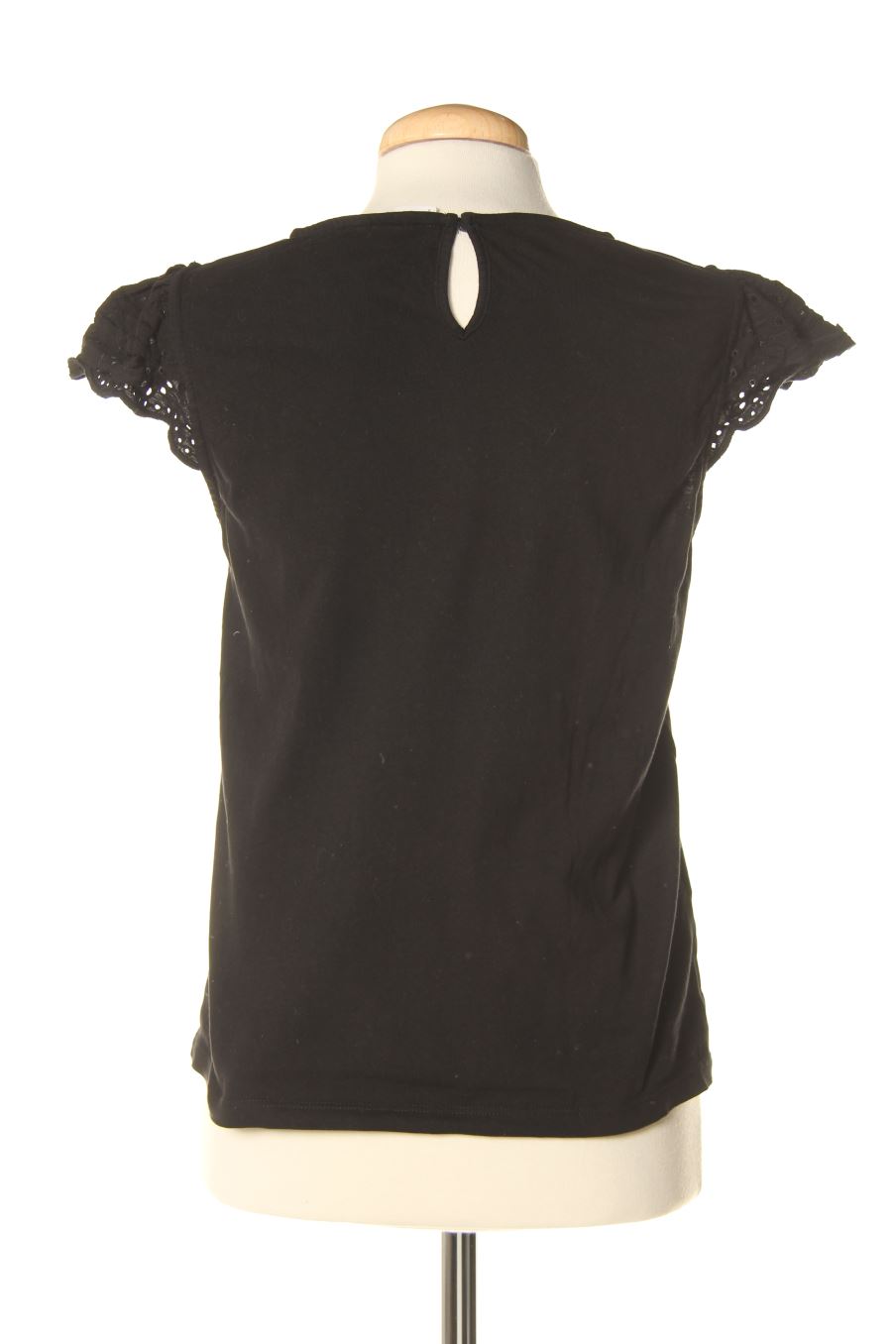 Camiseta de Mango de la talla M, de color negro