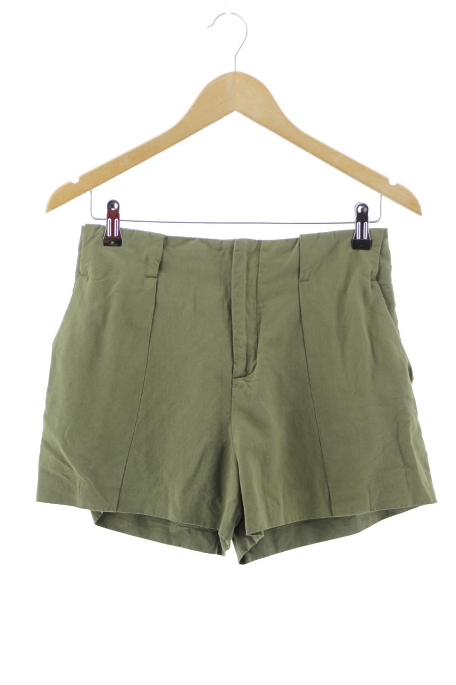 Pantalones cortos de Zara de la talla S, de color verde