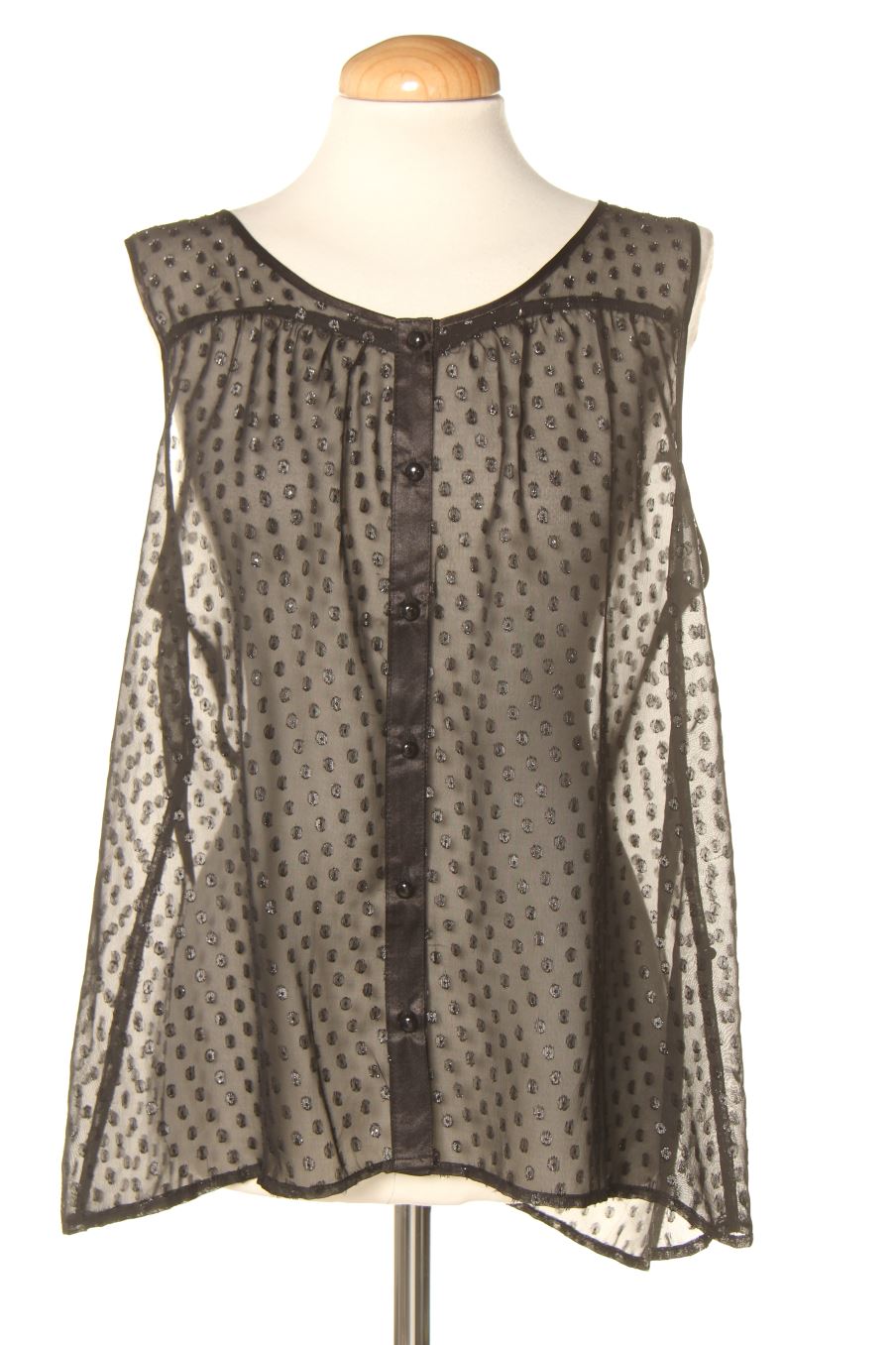 Top de PERCENTIL de la talla L, de color negro