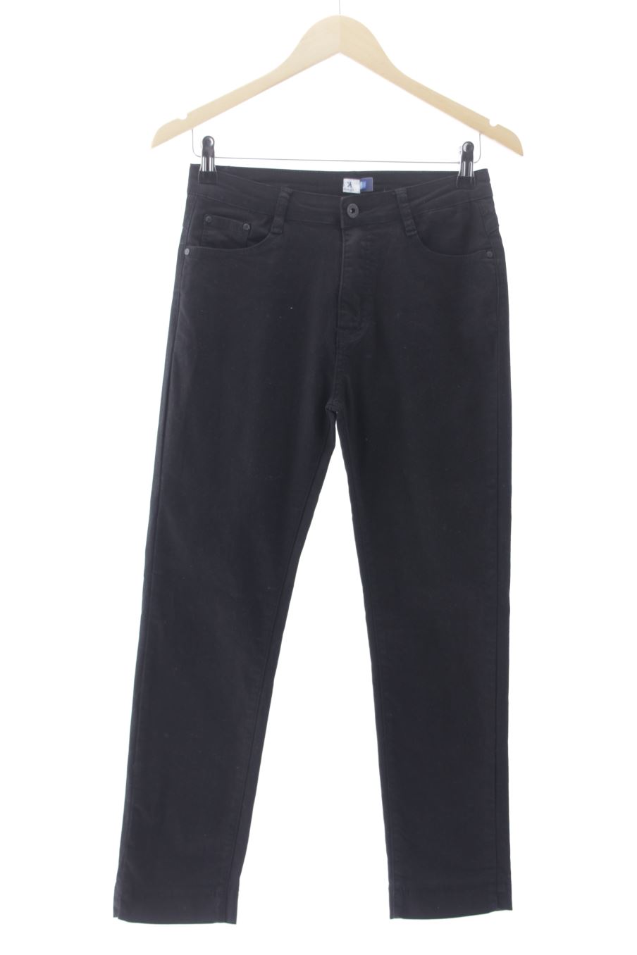 Vaquero de K&H JEANS de la talla 40, de color negro de ropa vaquera