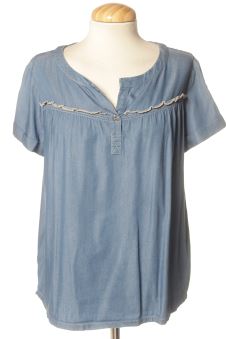 Blusa a maniche corte 38 cream