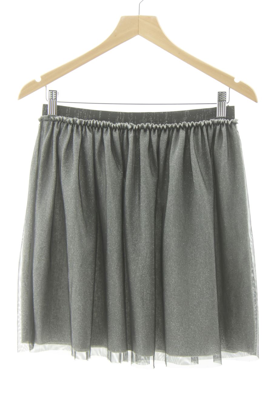 Jupe Pull & Bear de la taille M, de couleur argenté