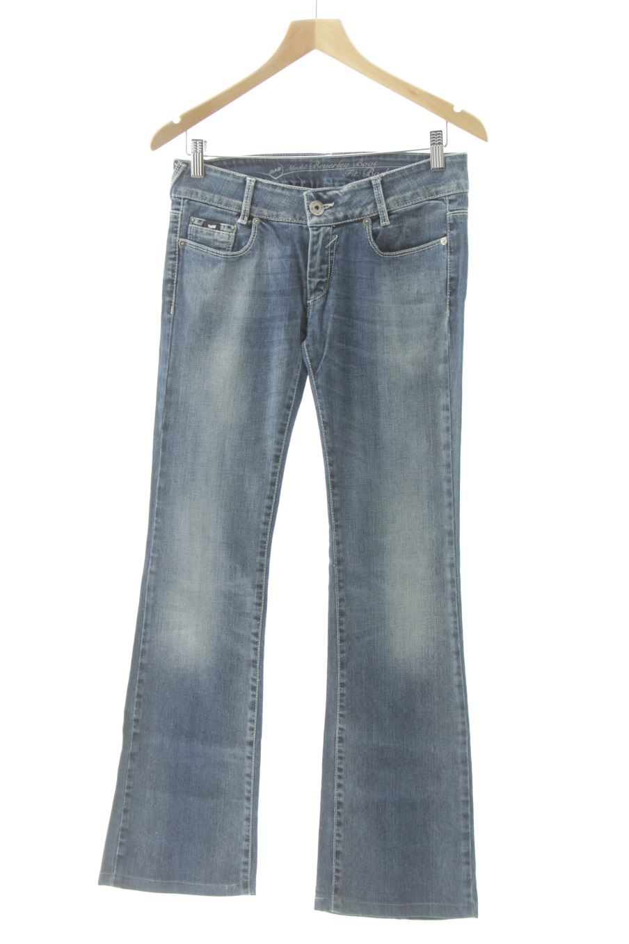 Jeans Gas de la taille S, de couleur bleu