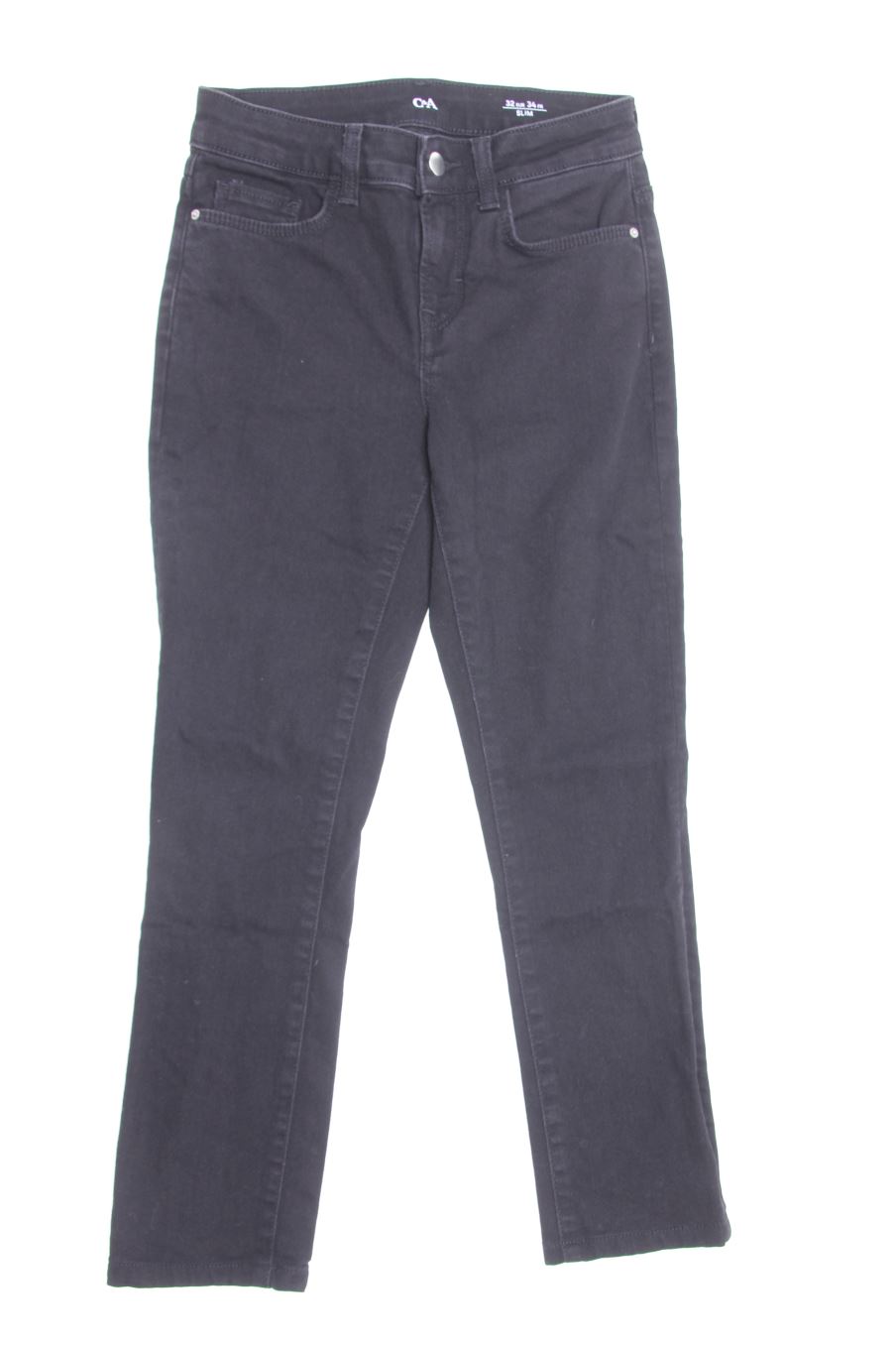 Jeans C&A de la taille 32, de couleur noir de denim