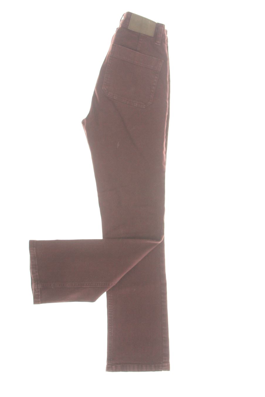 Jeans Brownie de la taille XXS, de couleur bordeaux de denim