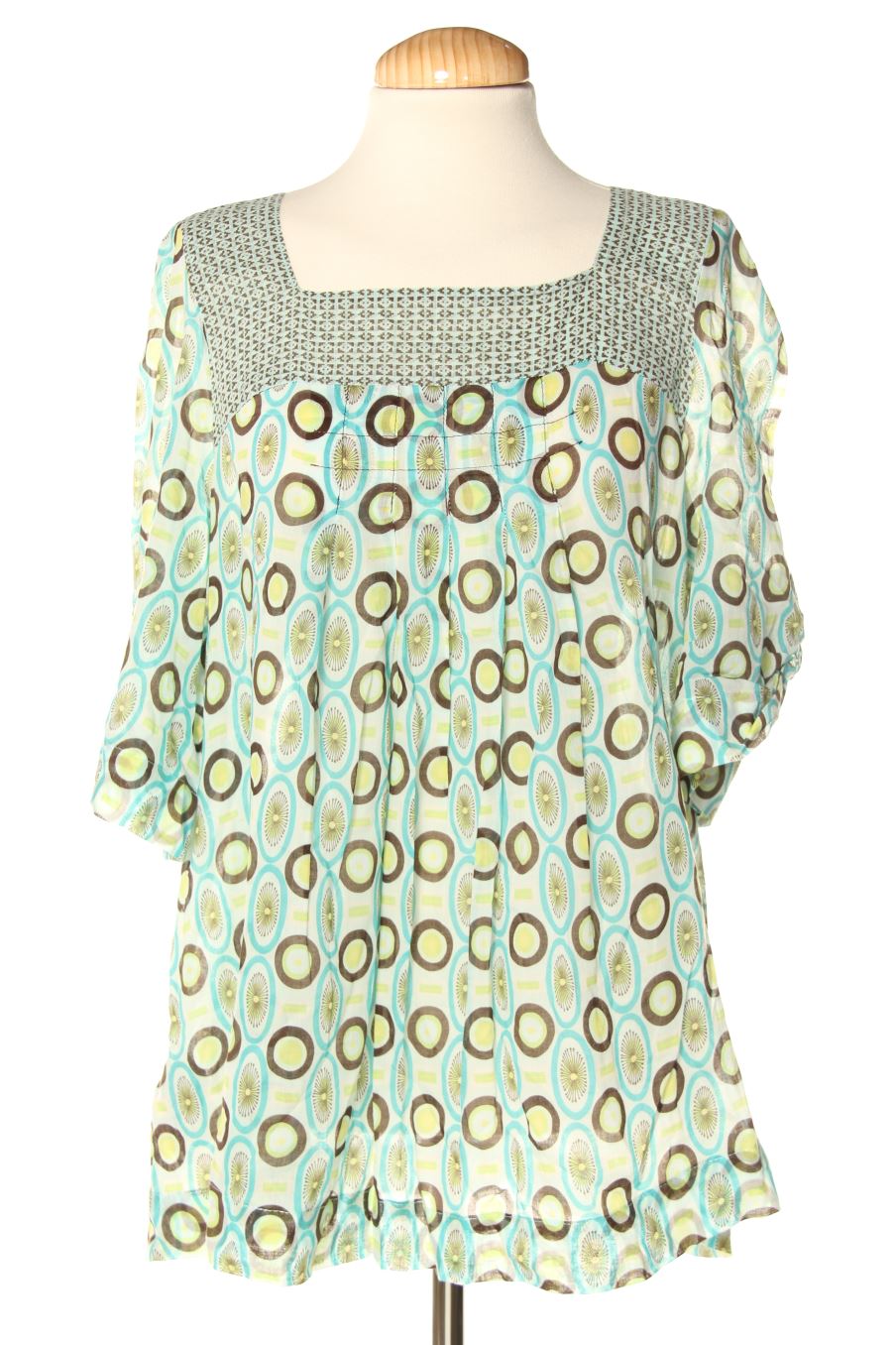 Blouse à manches courtes Promod de la taille 42, de couleur imprimés