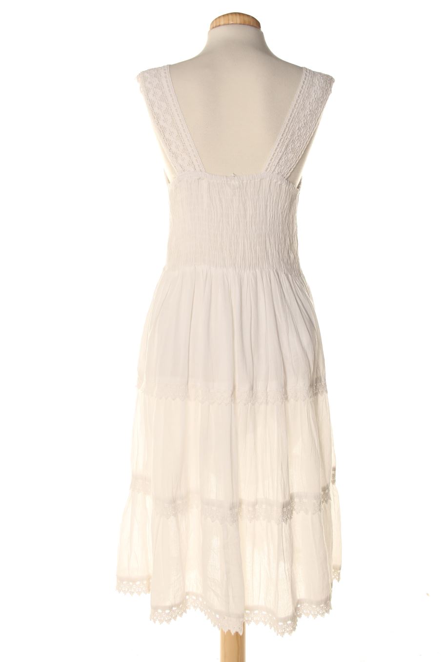 Vestido casual de PERCENTIL de la talla M, de color blanco