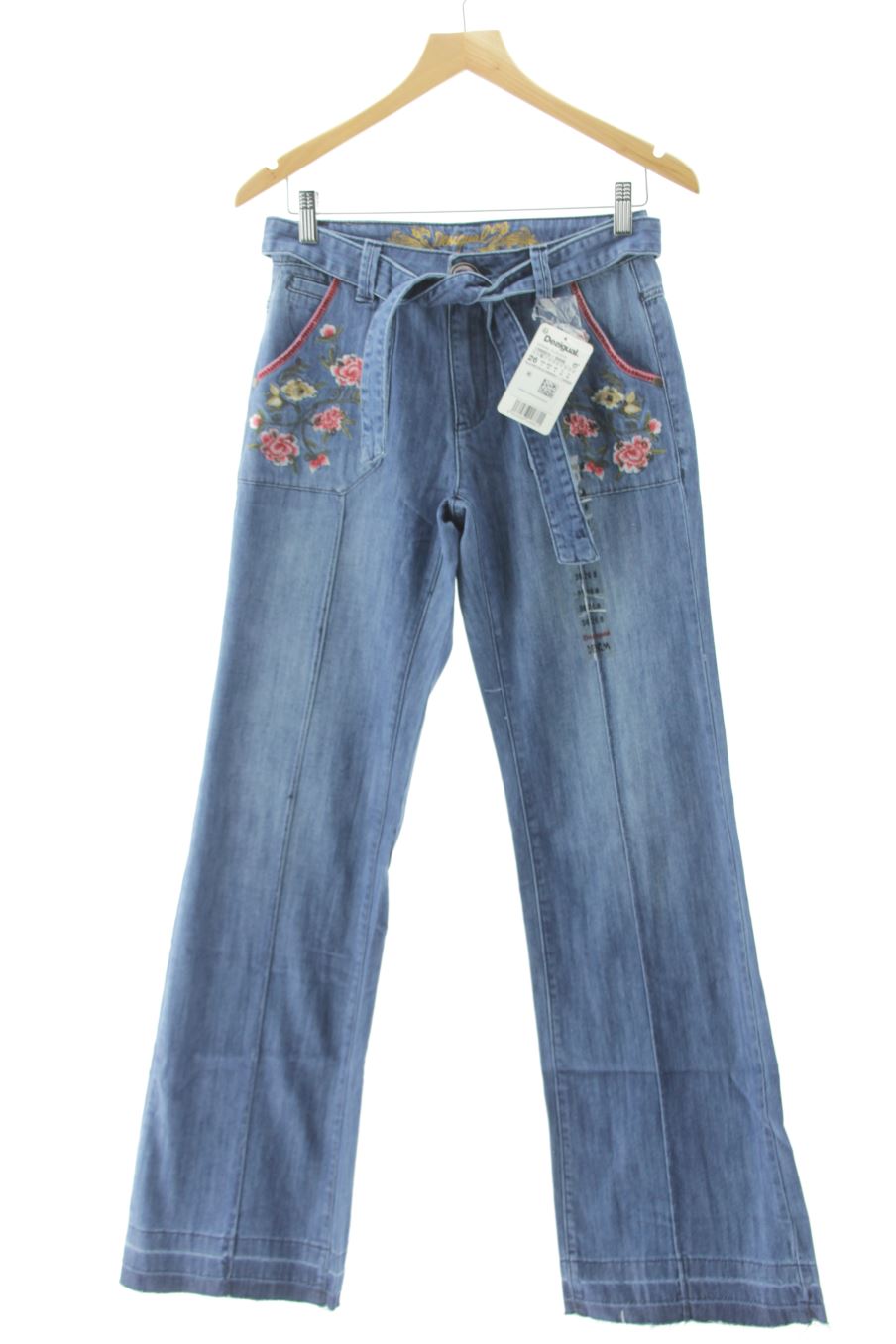 Jeans Desigual de la taille 36, de couleur bleu de denim