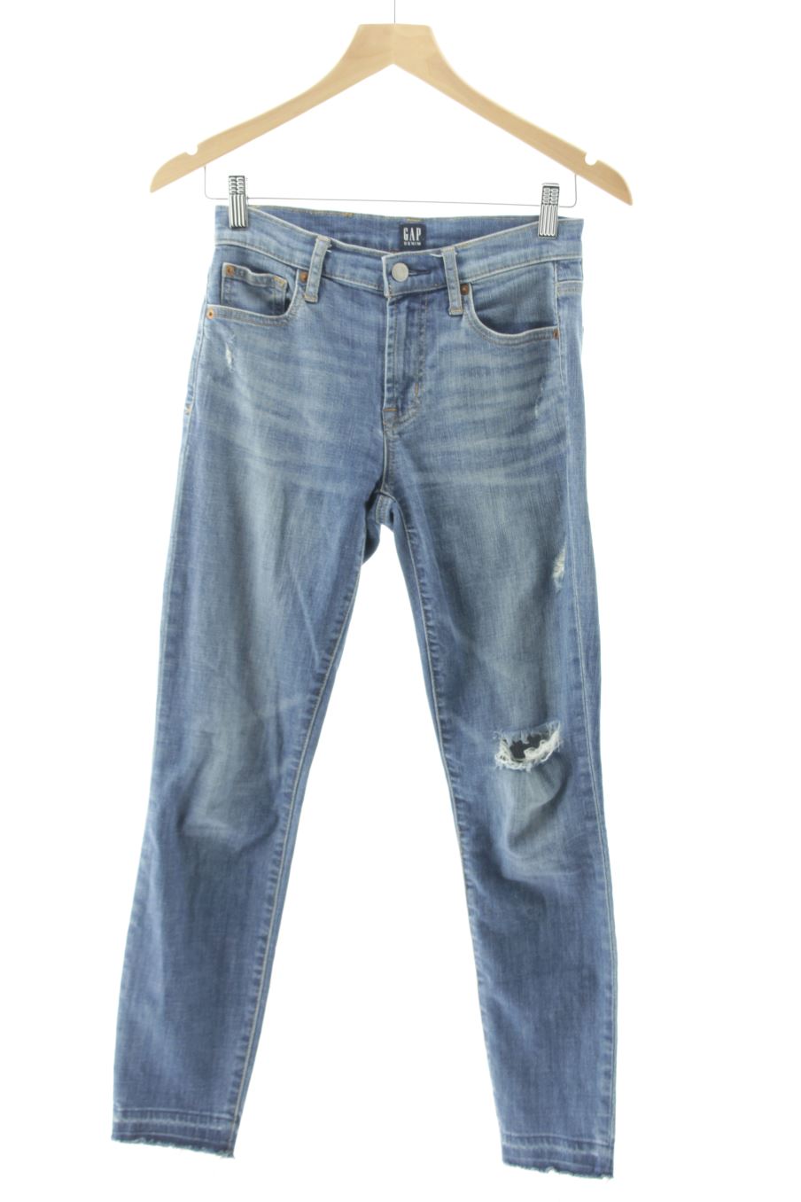 Jeans Gap de la taille 34, de couleur bleu de denim