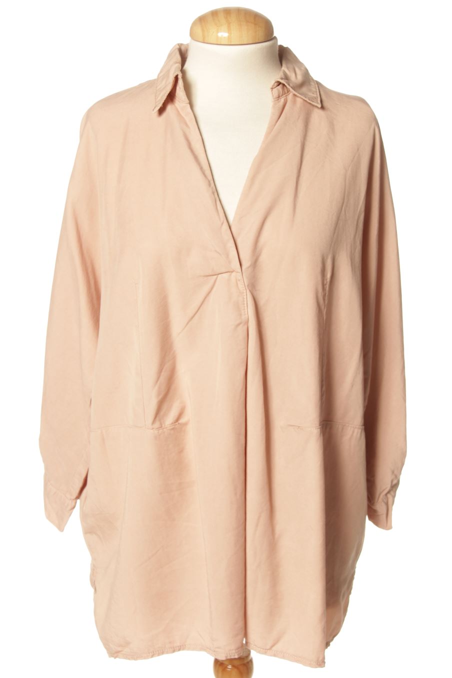 Langärmelige Bluse von Promod Größe 44, Farbe Rosa, für