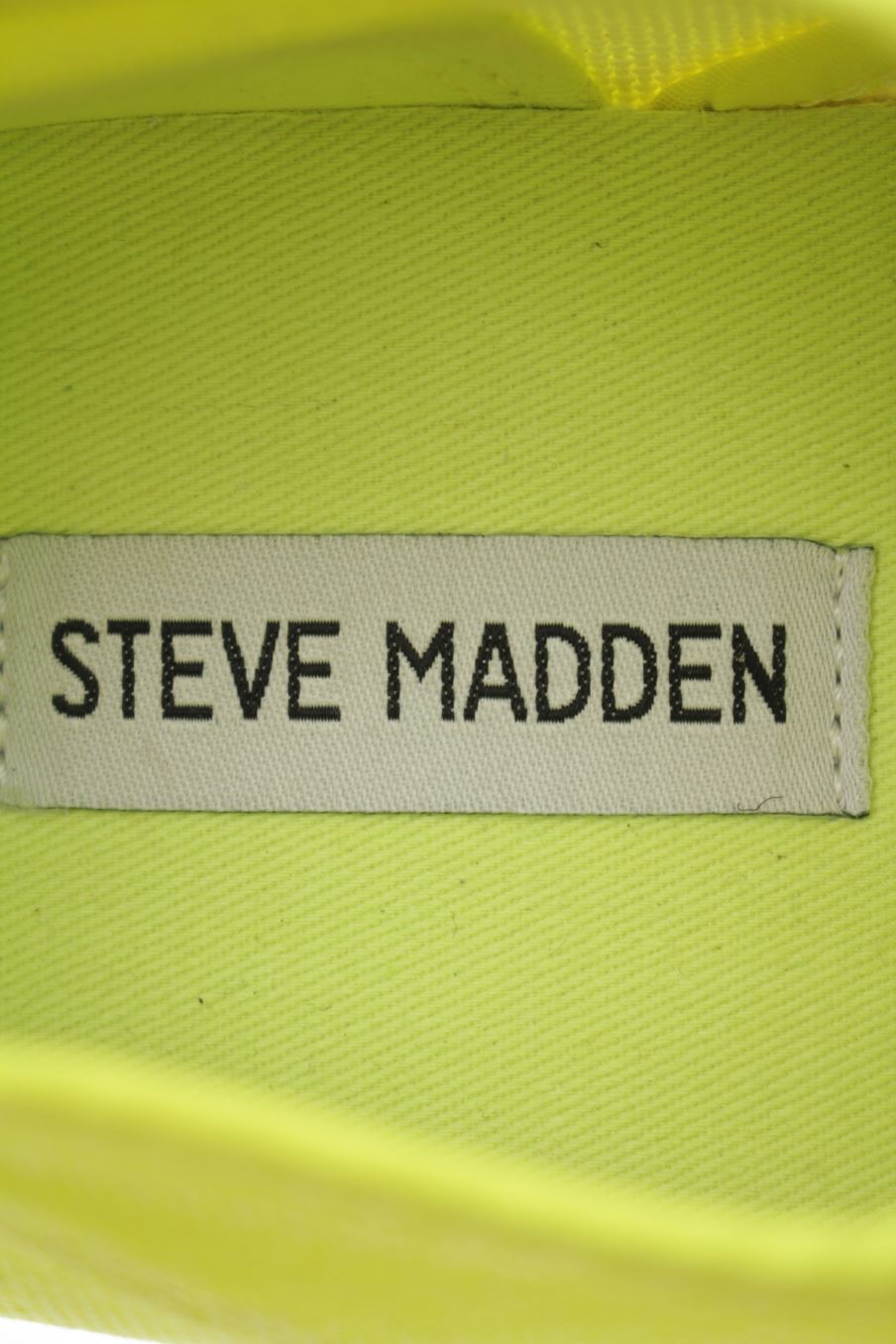 Plataformas de Steve Madden de la talla 43, de color amarillo de