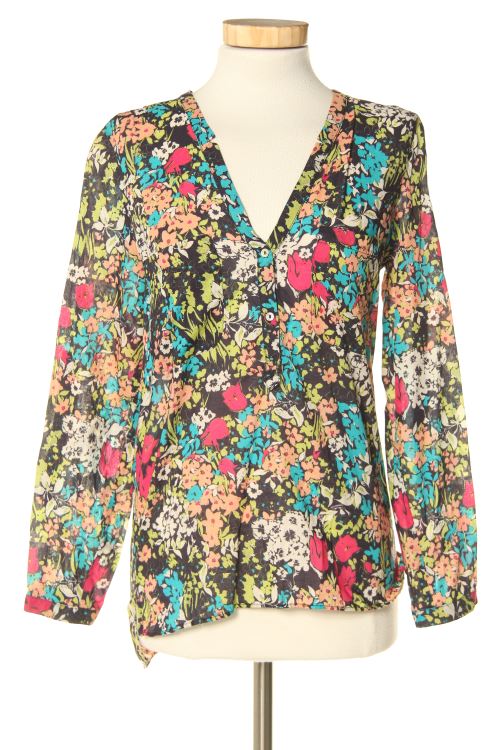 Blusa a maniche lunghe