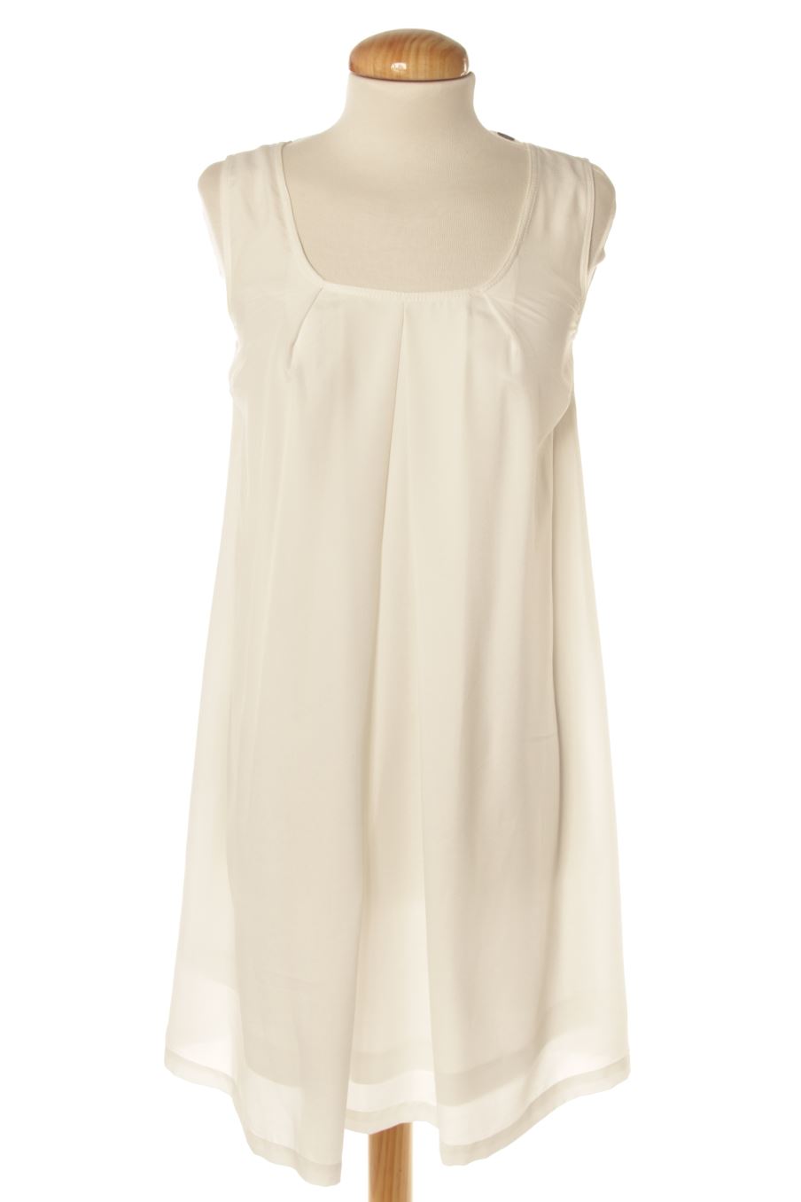 Robe casual Lola Espeleta de la taille XS, de couleur blanc