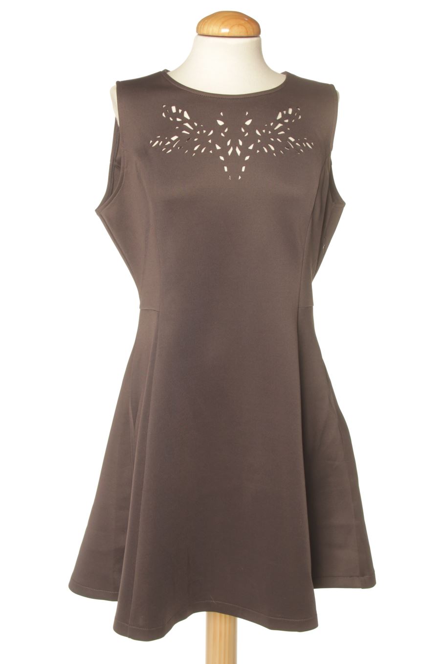 Einfaches Kleid von Venca Größe XL, Farbe Grau, für