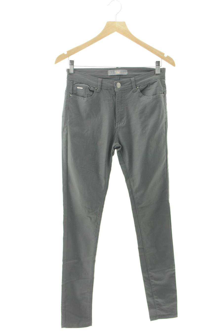 Jeans monday denim de la taille L, de couleur gris de synthétique