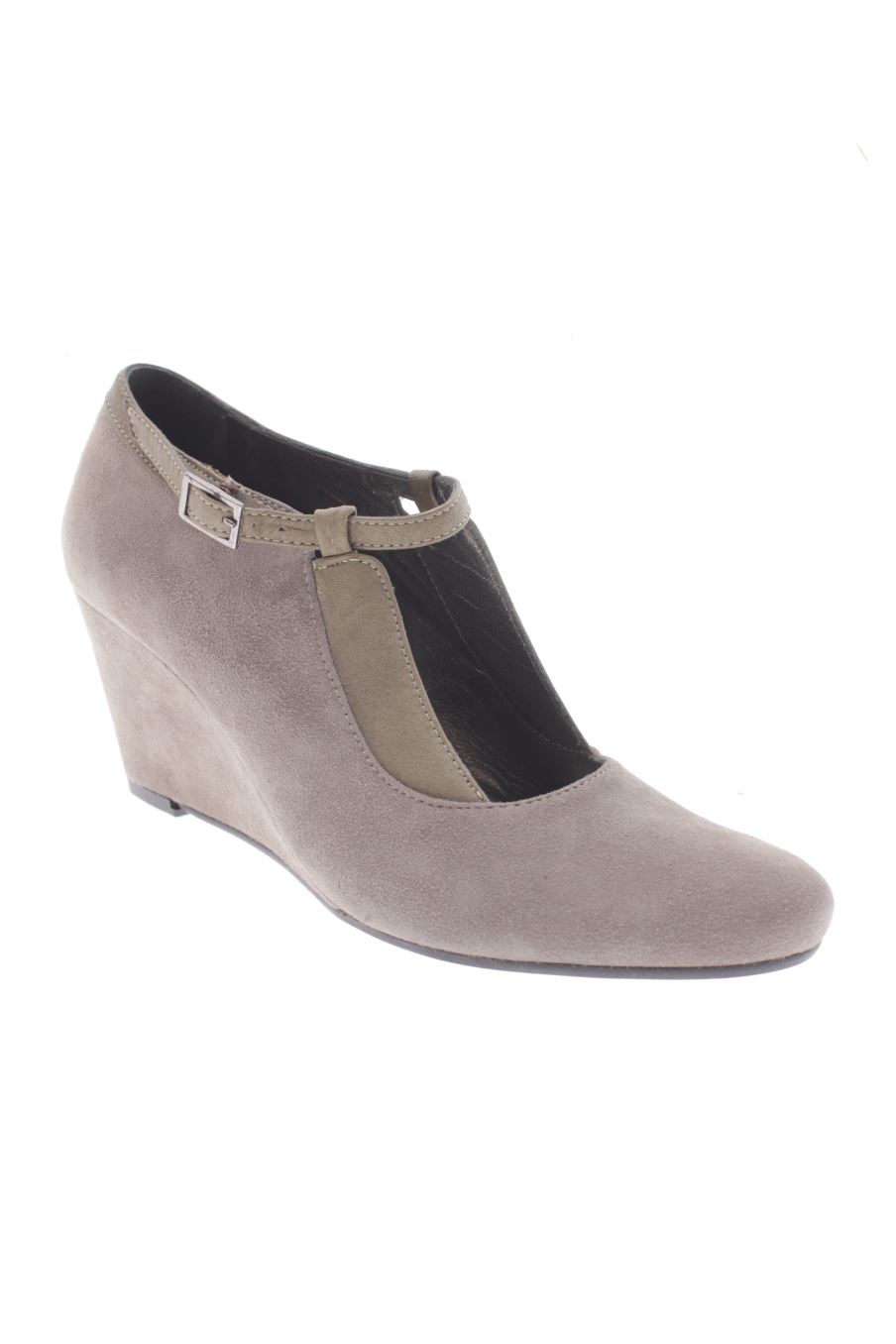 Zapatos de tacon de vidi studio de la talla 38, de color gris de
