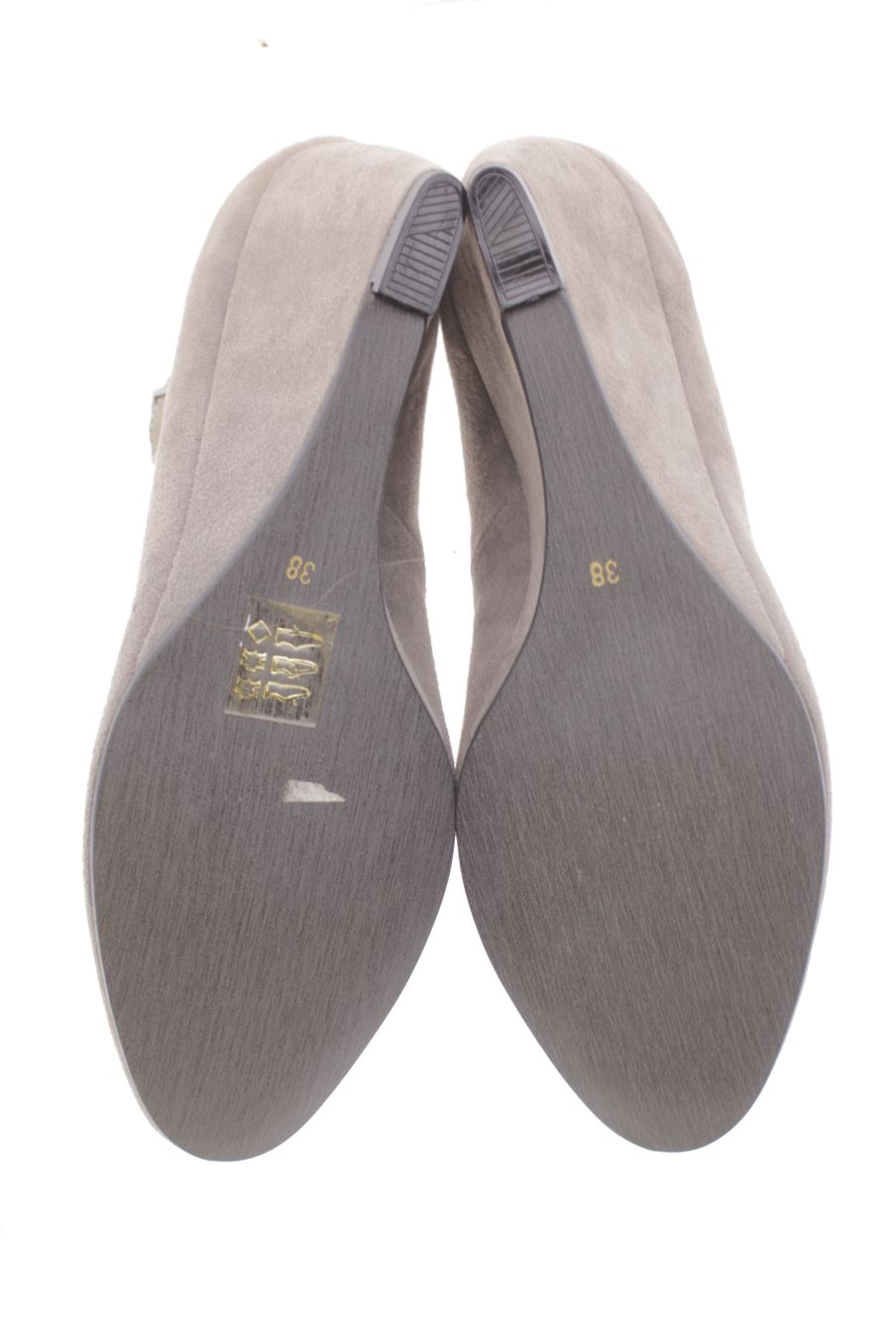 Zapatos de tacon de vidi studio de la talla 38, de color gris de